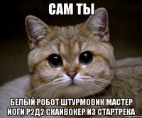 сам ты Белый робот штурмовик мастер йоги р2д2 скайвокер из стартрека