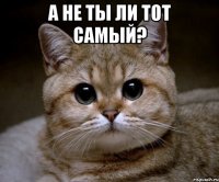 А не ты ли тот самый? 