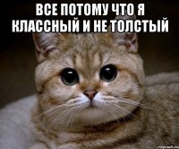 все потому что я классный и не толстый 