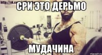 СРИ ЭТО ДЕРЬМО МУДАЧИНА