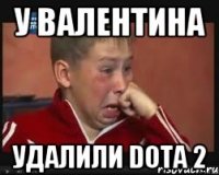 У Валентина Удалили Dota 2
