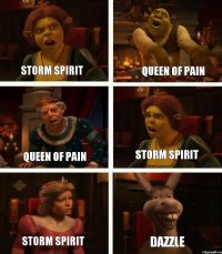 Storm Spirit Queen of pain Storm Spirit Queen of pain Storm Spirit DAZZLE