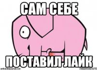 Сам себе Поставил Лайк