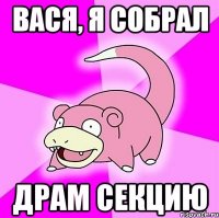 Вася, я собрал драм секцию