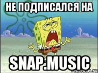 не подписался на snap.music