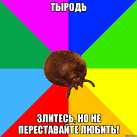 Тыродь Злитесь, но не переставайте любить!