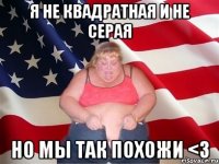 я не квадратная и не серая но мы так похожи <3