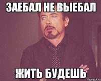 заебал не выебал жить будешь