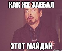 как же заебал этот Майдан