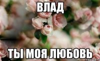 Влад ты моя любовь
