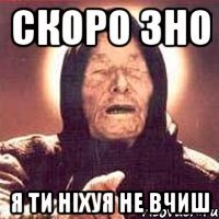 скоро ЗНО я ти ніхуя не вчиш