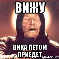 Вижу Вика летом приедет