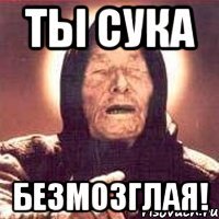 Ты сука Безмозглая!