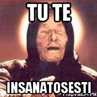 Tu te insanatosesti