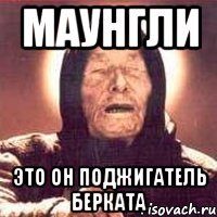 маунгли это он поджигатель Берката