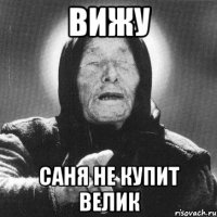 ВИЖУ САНЯ НЕ КУПИТ ВЕЛИК