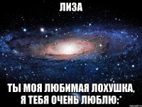 Лиза Ты моя любимая лохушка, я тебя очень люблю:*