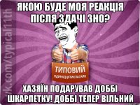 Якою буде моя реакція після здачі ЗНО? Хазяїн подарував доббі шкарпетку! доббі тепер вільний