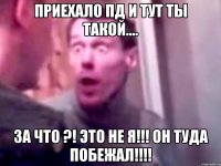 Приехало ПД и тут ты такой.... ЗА ЧТО ?! ЭТО НЕ Я!!! ОН ТУДА ПОБЕЖАЛ!!!!