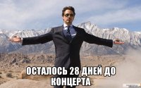  Осталось 28 дней до концерта