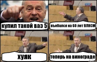 купил такой ваз 5 въебался на 60 лет ВЛКСМ хуяк теперь на винограде