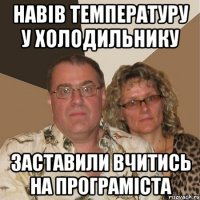 навів температуру у холодильнику заставили вчитись на програміста