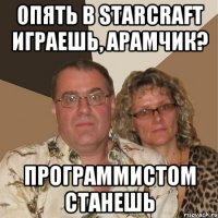 Опять в StarCraft играешь, Арамчик? Программистом станешь