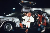 Создать мем delorean