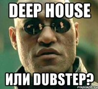 Deep house или Dubstep?