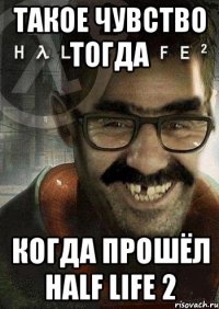 Такое чувство тогда Когда прошёл Half Life 2