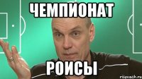 чемпионат роисы