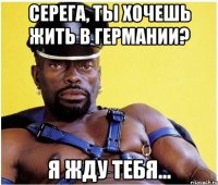 Серега, ты хочешь жить в Германии? Я жду тебя...