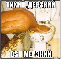 ТИХИЙ, ДЕРЗКИЙ DSN МЕРЗКИЙ