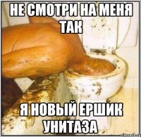 Не смотри на меня так Я новый ершик унитаза