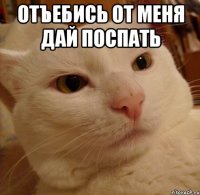 отъебись от меня дай поспать 