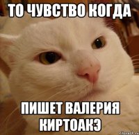 то чувство когда пишет валерия киртоакэ