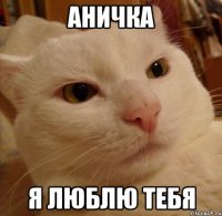 Аничка я люблю тебя
