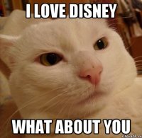 I LOVE DISNEY WHAT ABOUT YOU