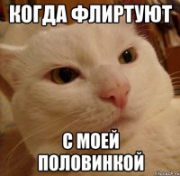 КОГДА ФЛИРТУЮТ С МОЕЙ ПОЛОВИНКОЙ