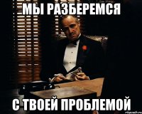 МЫ РАЗБЕРЕМСЯ С ТВОЕЙ ПРОБЛЕМОЙ