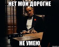 Нет мои дорогие не умею