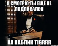 Я смотрю ты еще не подписался на паблик Tigrrr