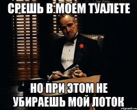 срешь в моем туалете но при этом не убираешь мой лоток