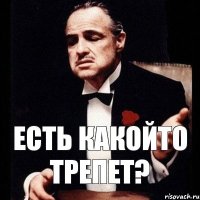 есть какойто трепет?