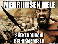 MEHRIIIISEN HELE SHEKERBURANI BISHIRMEMISEN