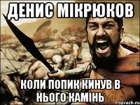 ДЕНИС МІКРЮКОВ КОЛИ ПОПИК КИНУВ В НЬОГО КАМІНЬ