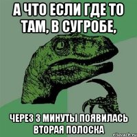 а что если где то там, в сугробе, через 3 минуты появилась вторая полоска