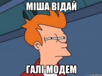 МІША ВІДАЙ ГАЛІ МОДЕМ
