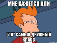 Мне кажется,или 5"Л" самый дружный класс