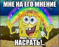 Мне на его мнение Насрать!..